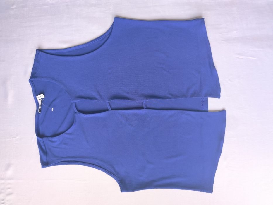 Bluză elegantă ASOS Design albastru regal, mărimea 46 (XL)