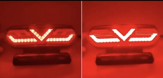 Мотоциклетен стоп с габарит и мигачи