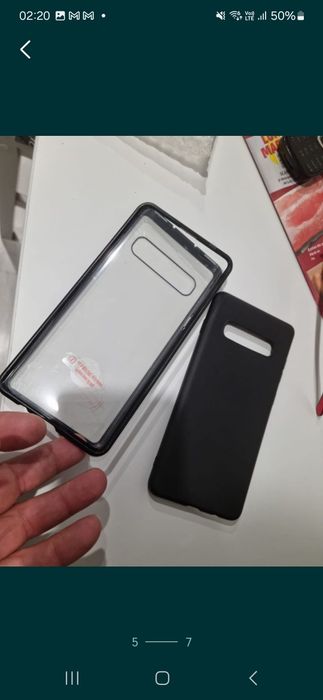 Husa S10 Plus  sticla securizata