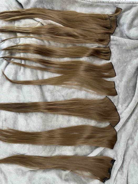 Екстеншъни Светлокафяви