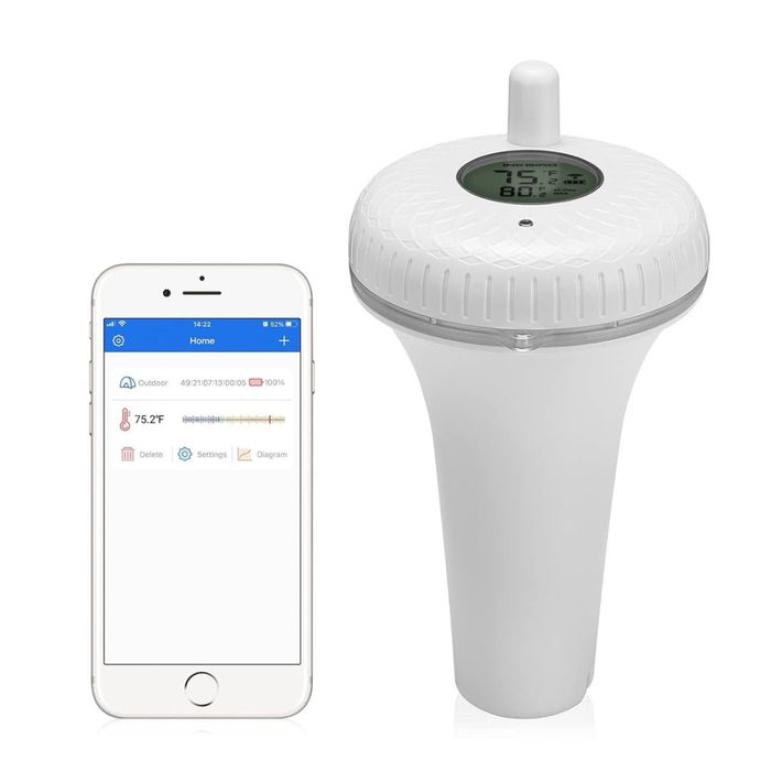 Inkbird termometru plutitor Bluetooth monitor temperatură apă piscină spa acvariu – Negru