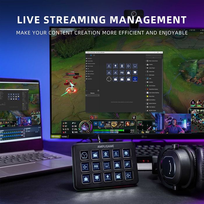 Fifine D6 Apligame Steam Panel програмируемая панель для игр и стримов