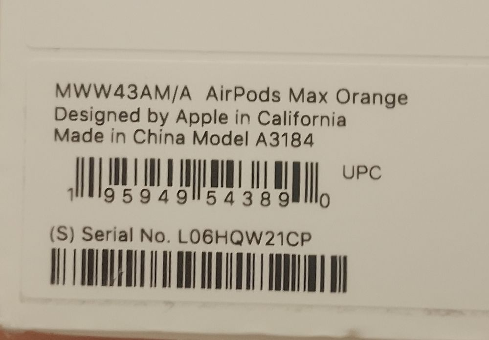 Air Pods Max Orange