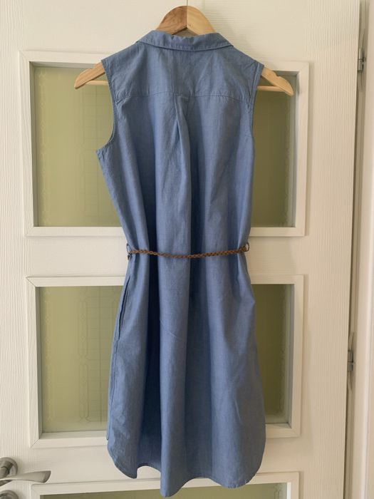 Рокля райе от памук