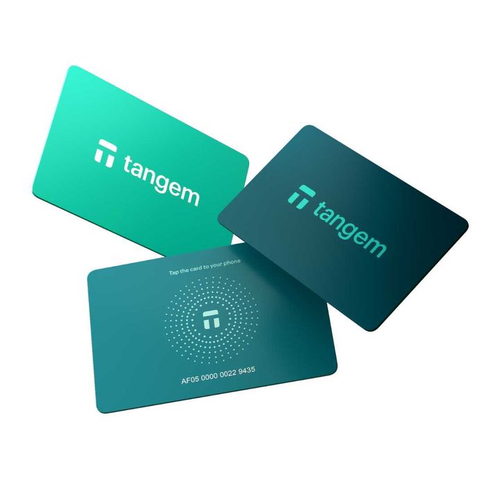 Аппаратный кошелек Tangem 2.0 Electra Sea на 3 карты (магазин)