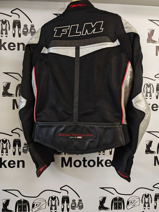 Costum moto piele/textil FLM marime 50/25