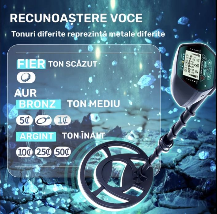 Detector metale nou profesional