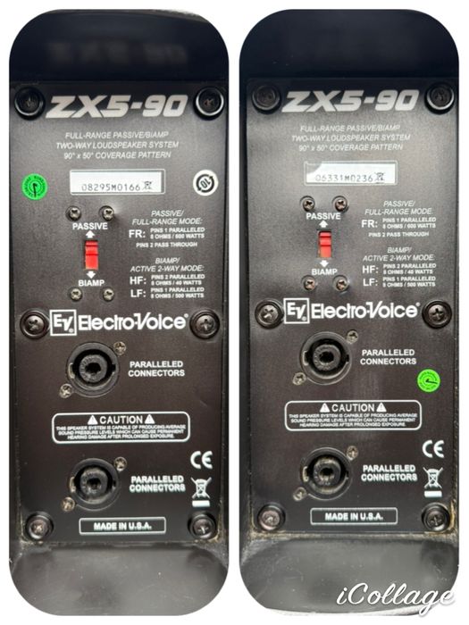 SET 2 buc Electro-Voice ZX5-90 Made in U.S.A Impecabile originale