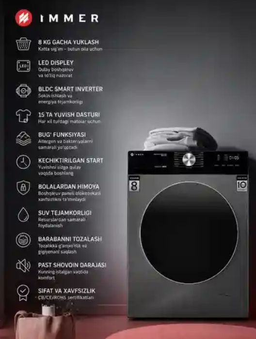 Стиральная машина IMMER T8