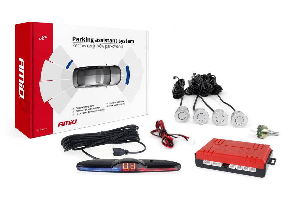 комплект парктроник amio, parking sensor, четири ултразвукови ...