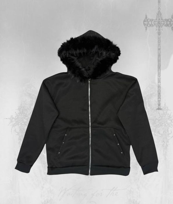 Зип худи с мехом