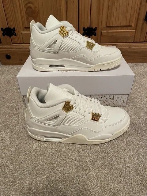 #NOU# Nike Air Jordan 4 Metallic Gold #Verificare Colet#