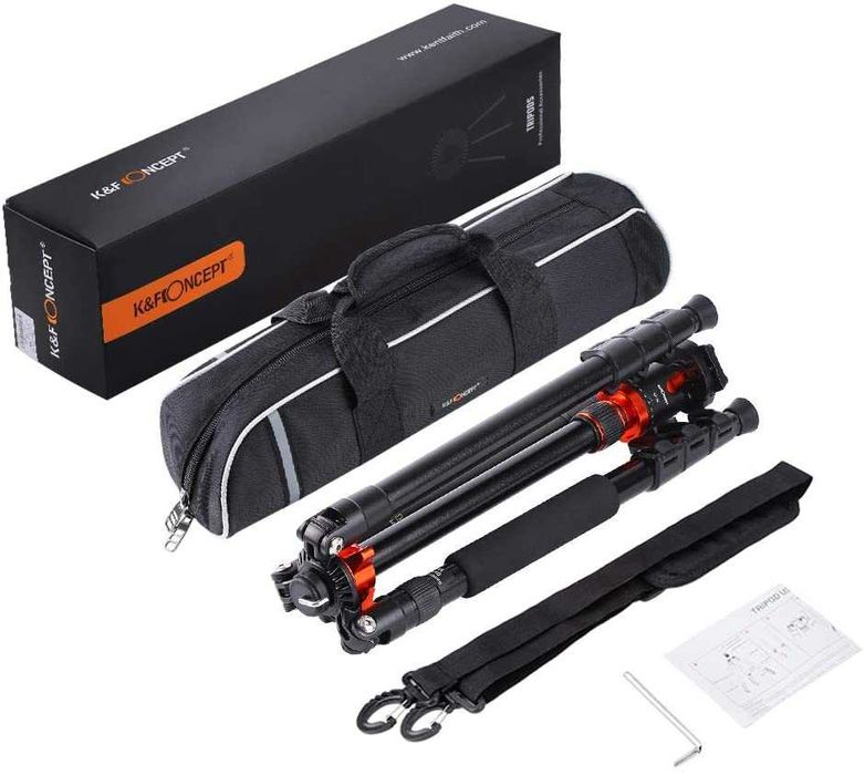 K&F Concept Висококачествен алуминиев статив / трипод / монопод