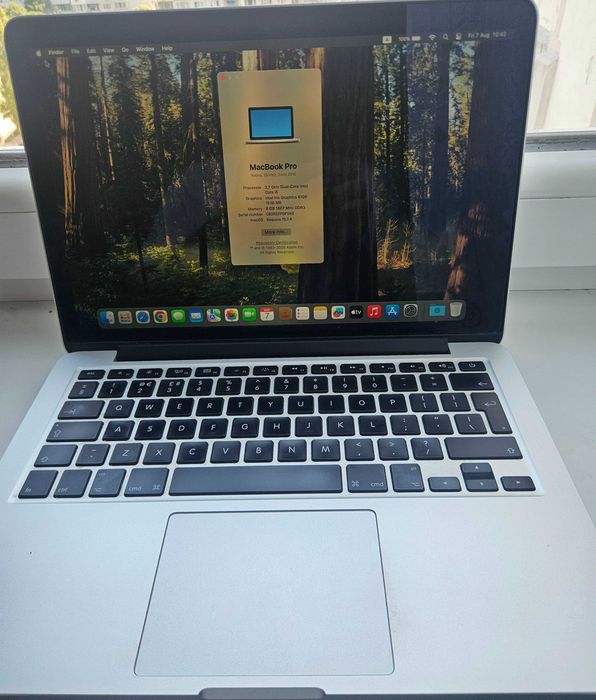 Macbook Pro 13 2015 Retina, Mac OS Sequoia, Много добро състояния