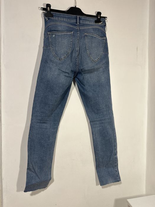 Blugi skinny, cu talie înaltă, albaștrii, Tally Weijl, S(36)