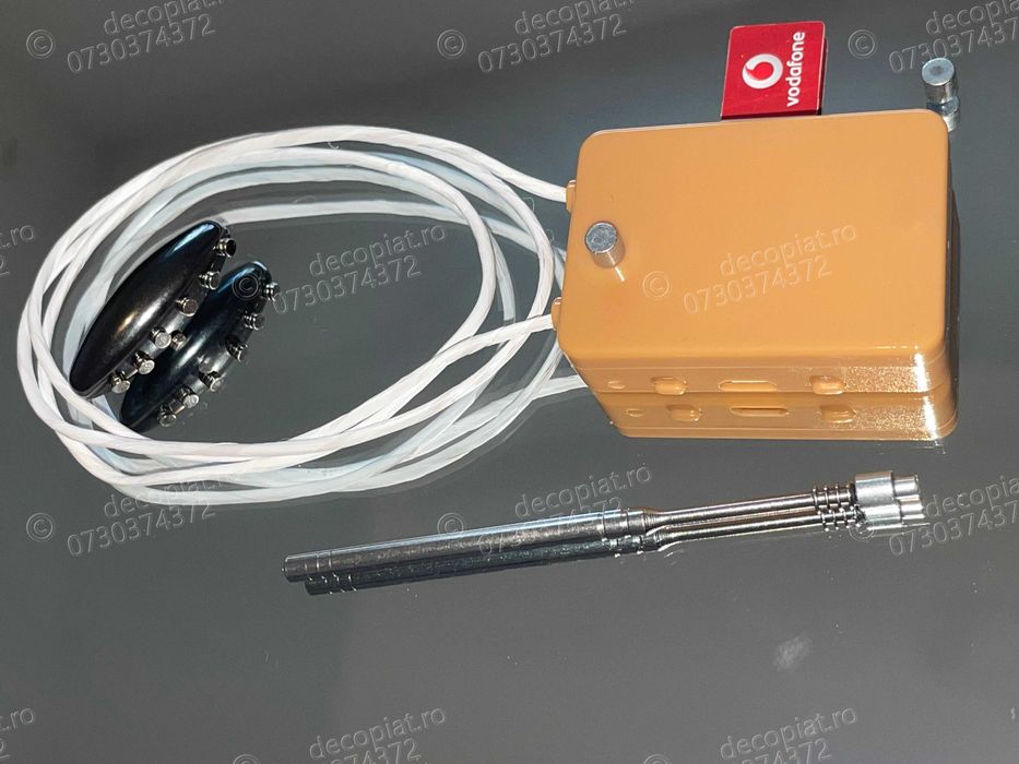 OFERTA! Cutiuta GSM Casti MICROVIBRATII Casca de copiat Sistem Magneti