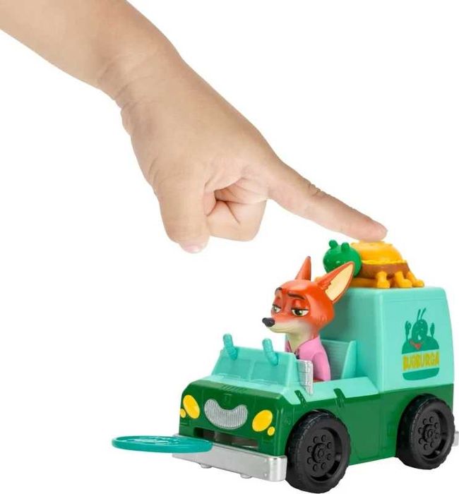 Зоотрополис Фигурки с кола Зайка Джуди Лисицата Ник Рис Поубърт 3 вида