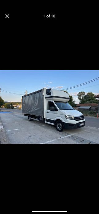 Volkswagen Crafter 2018 2.0 TDI 177 cp prelata 10 europaleti