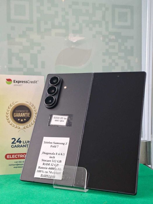 Telefon Samsung Galaxy Z Fold 7 5G (AG44 B:6892)-garantie 2 ani!