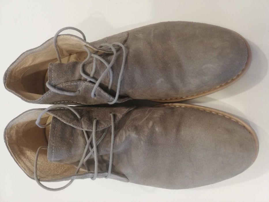 Pantofi piele intoarsa cu siret Nero Giardini 41 gri