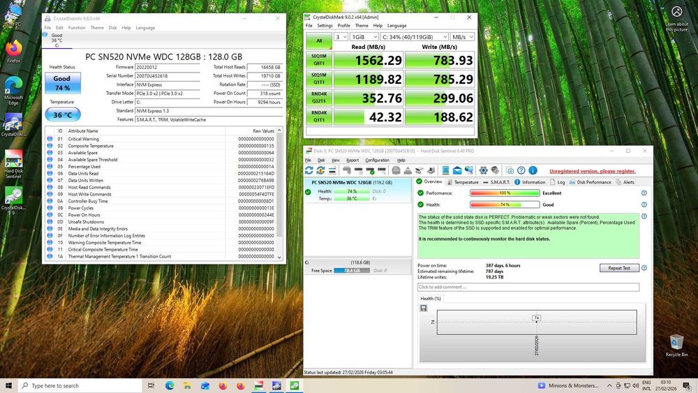 Unitate PC/ kit i3 gen8, 16GB, SSD+HDD