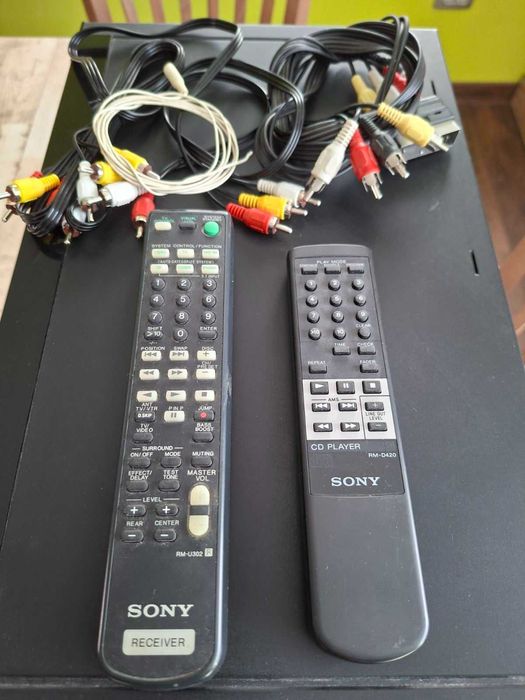 5.1 канален ресивър SONY STR-DE425 и плейър SONY CDP-XE300