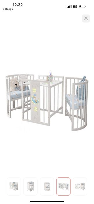 Кроватка Эстель 8в1