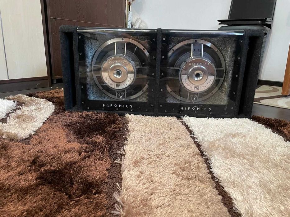 Subwoofer Hifonics ZX 1264 +  Amplificator Hifonics Brutus BX3000D.1