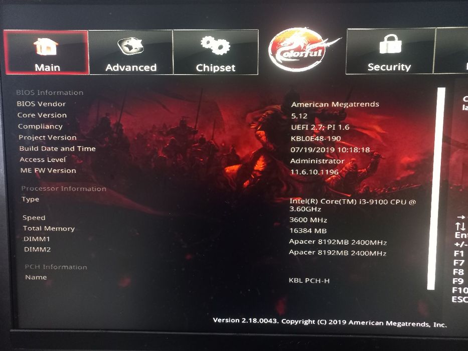 Проц I3 9100 + мать H310M-E + 16гб ОЗУ