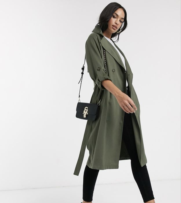 Тренч Stradivarius, размер L, б/у