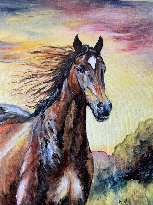 Маслена  живопис. “Ласката на Вятъра