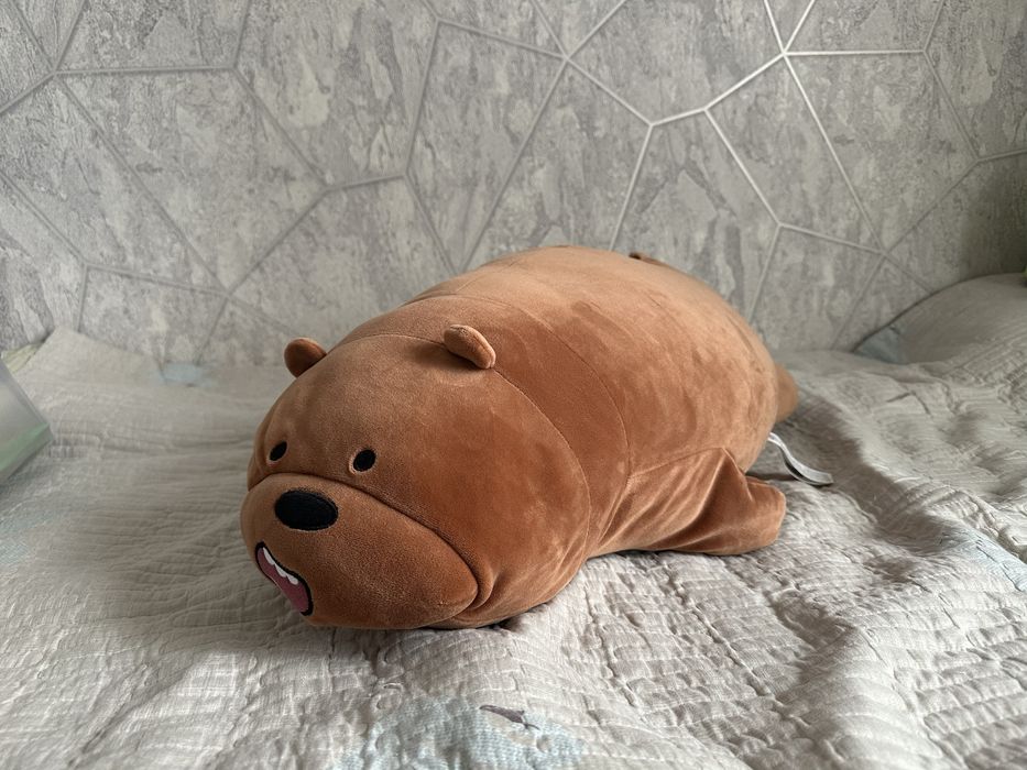 Медведь игрушка подушка miniso