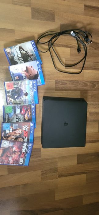 Ps4 slim + jocuri