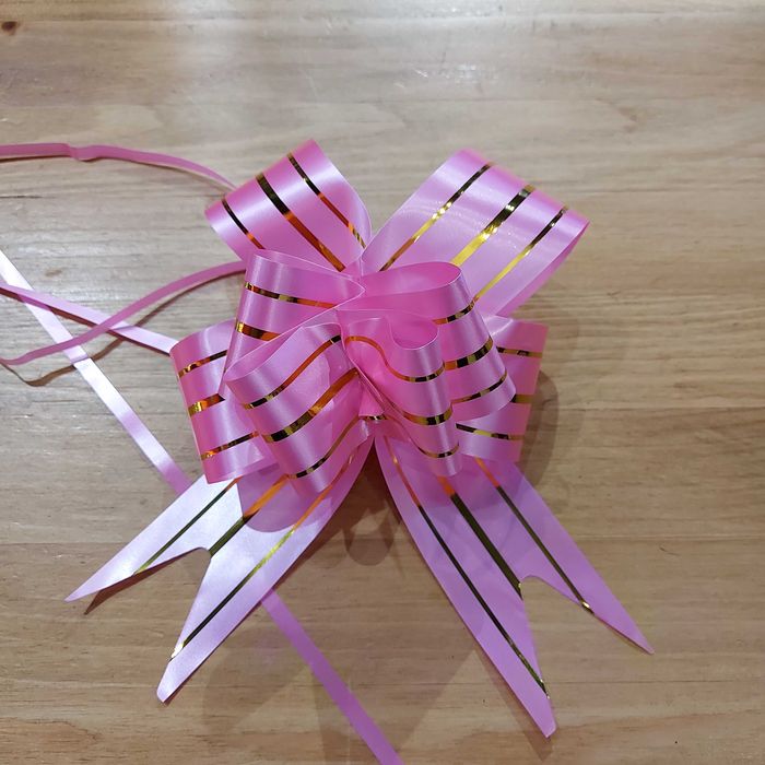 Упаковочный Бант-бабочка для подарка. Подарочный бантик самосборный.