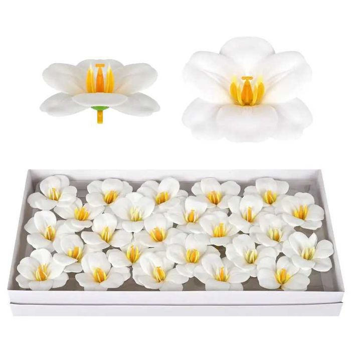 Рози, КарамфилиОрхидеи и други цветя от сапун 50броя-30лв