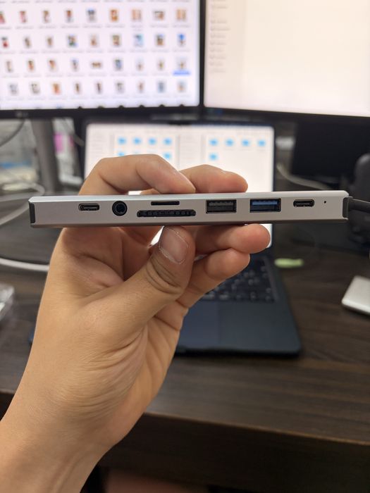 Hub usb type c acer для макбука и пк, usb хаб macbook, pc, notebook