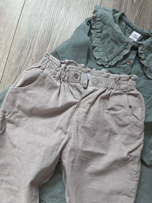 Платье и штаны на девочку 2-3 года велюр