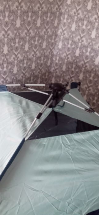 Продам палатку летнюю с окнами