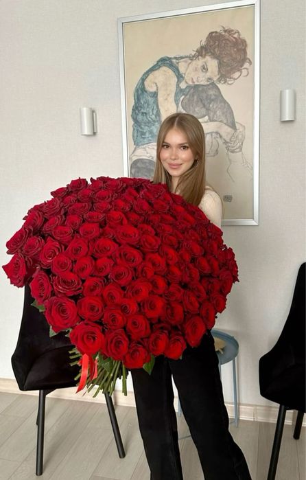 101 красная роза 12.500