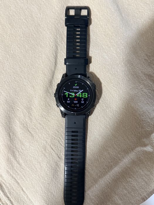 Garmin epix Pro (Gen 2), 51mm, curea silicon Neagra, Glass, Slate Grey