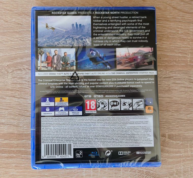 [ PS4/PS5 > НОВА GTA 5 / Grand Theft Auto V / ГТА5 за PlayStation 4