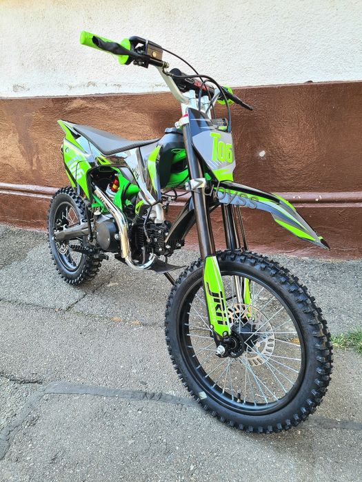Motocross 125cc Benzina Roti 17 inch  Casca cadou