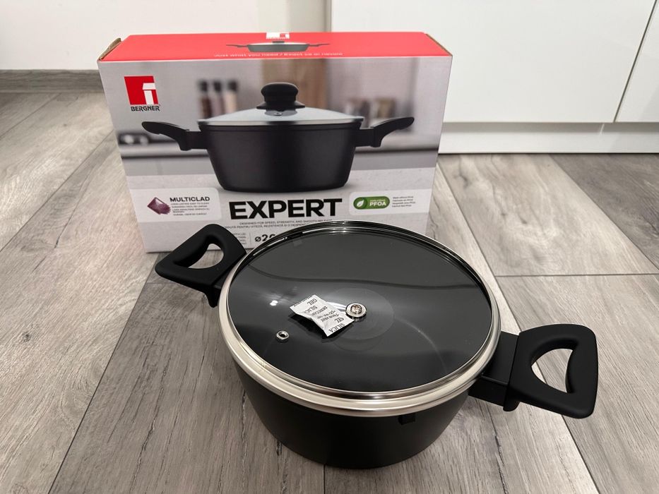 Oală Berlinger Expert 28 cm cu capac – inducție, nouă