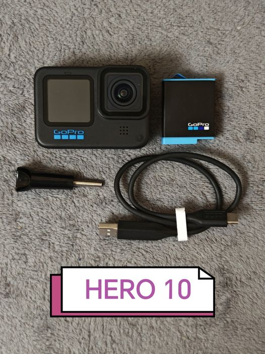 GoPro Hero 10 Black – 4K/120fps, HyperSmooth 4.0 Camera de actiune