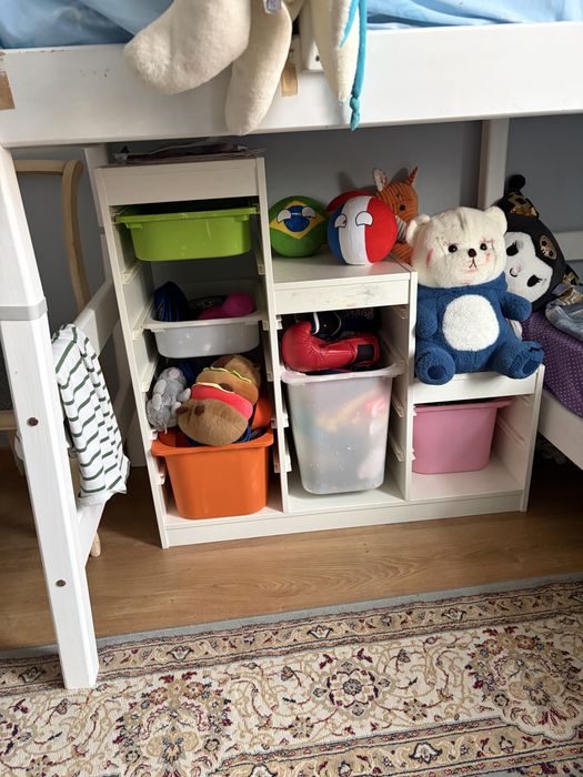 Стелаж икеа с ящиками