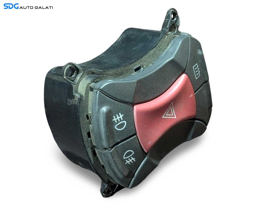 Panou Buton Butoane Avarii Proiectoare Ceata si Dezaburire Luneta Fiat Doblo 2002 - 2008 Cod 7354198620E [LR4457]