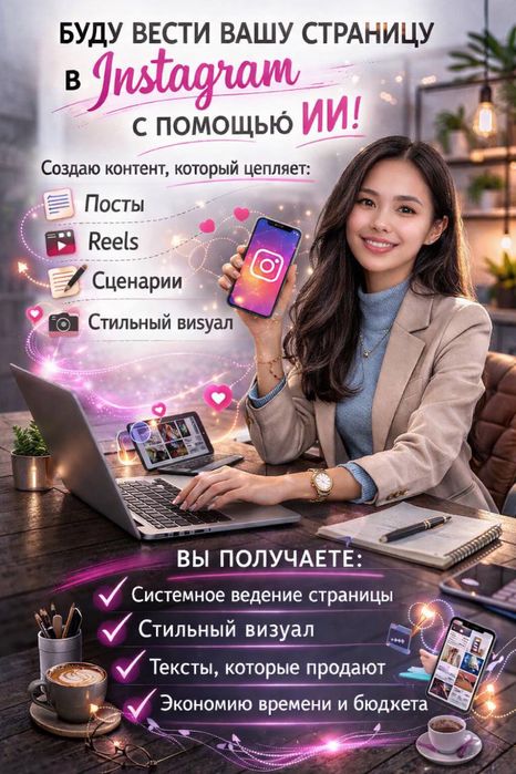 Ведение Instagram с помощью ИИ