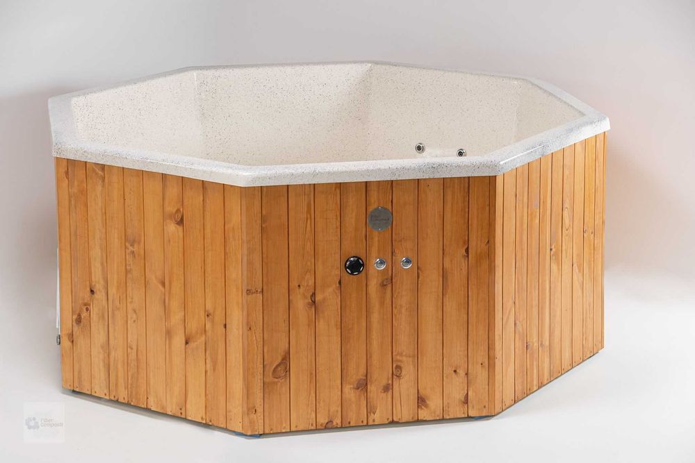 Ciubar din fibră de sticlă cu hidromasaj