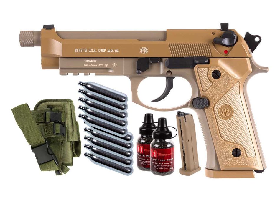 Pistol BERETTA (Modificat)!! Metal, Cu Blowback Recul Airsoft Co2 Gaz