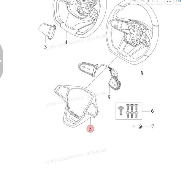 Продам накладки на рулевое колесо